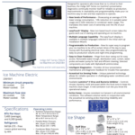 Manitowoc NXT iT0620 spec sheet